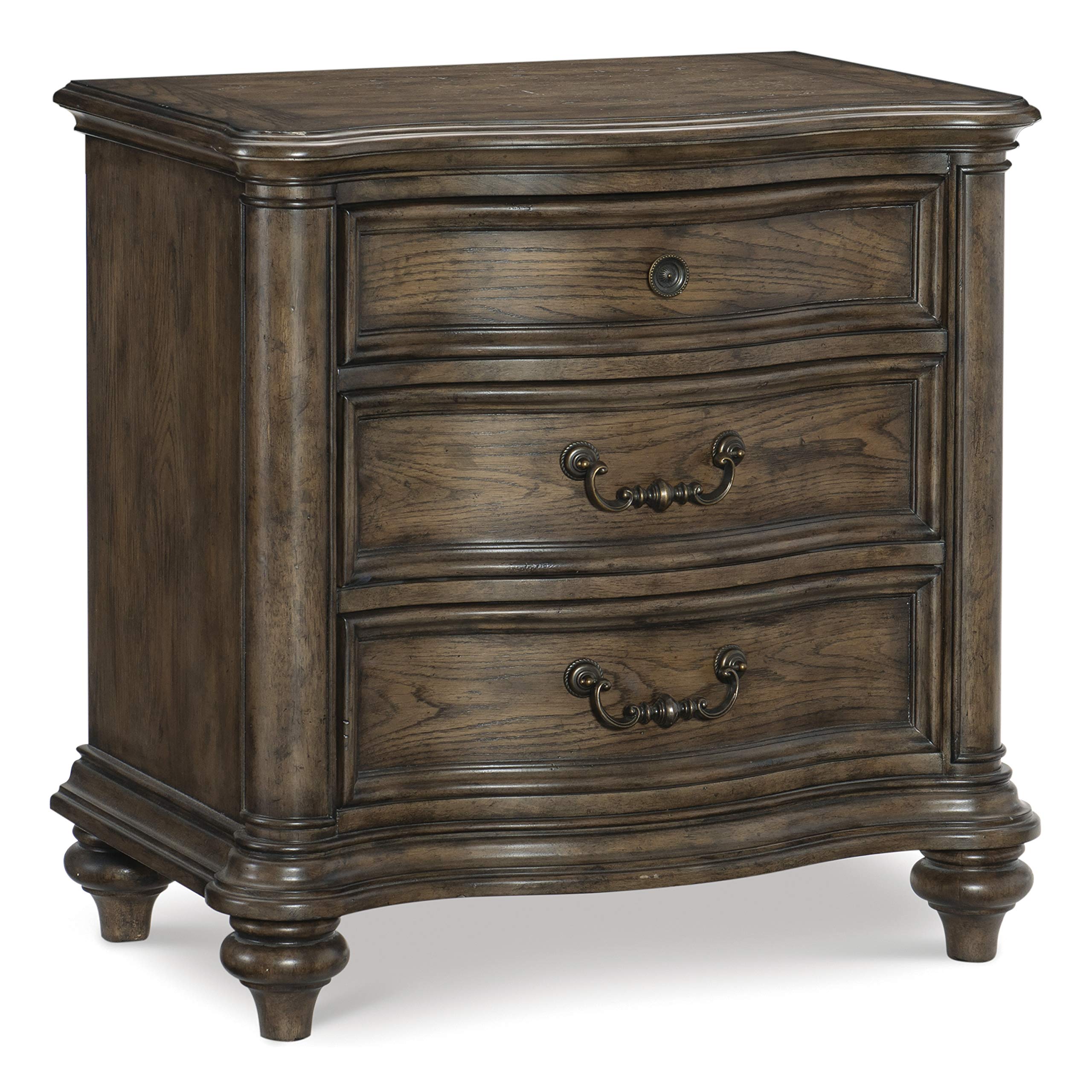Photo 1 of **HAS CHIPS ON SIDES**Lexicon Valtellina Nightstand, Brown Oak