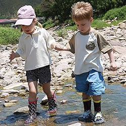 LANCDON Toddler Rain Boots for Boys and Girls