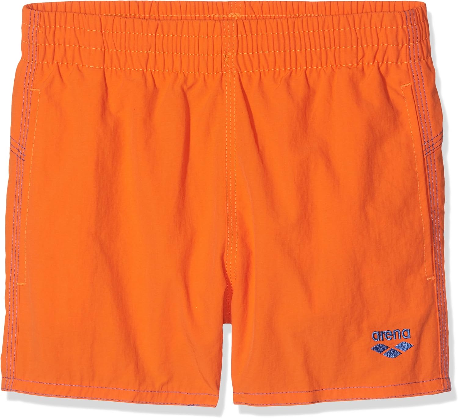 boys orange swim trunks