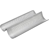Chicago Metallic Commercial II Non-Stick Perforated French Bread Pan, Perfect for creating a crisp, golden-brown crust,