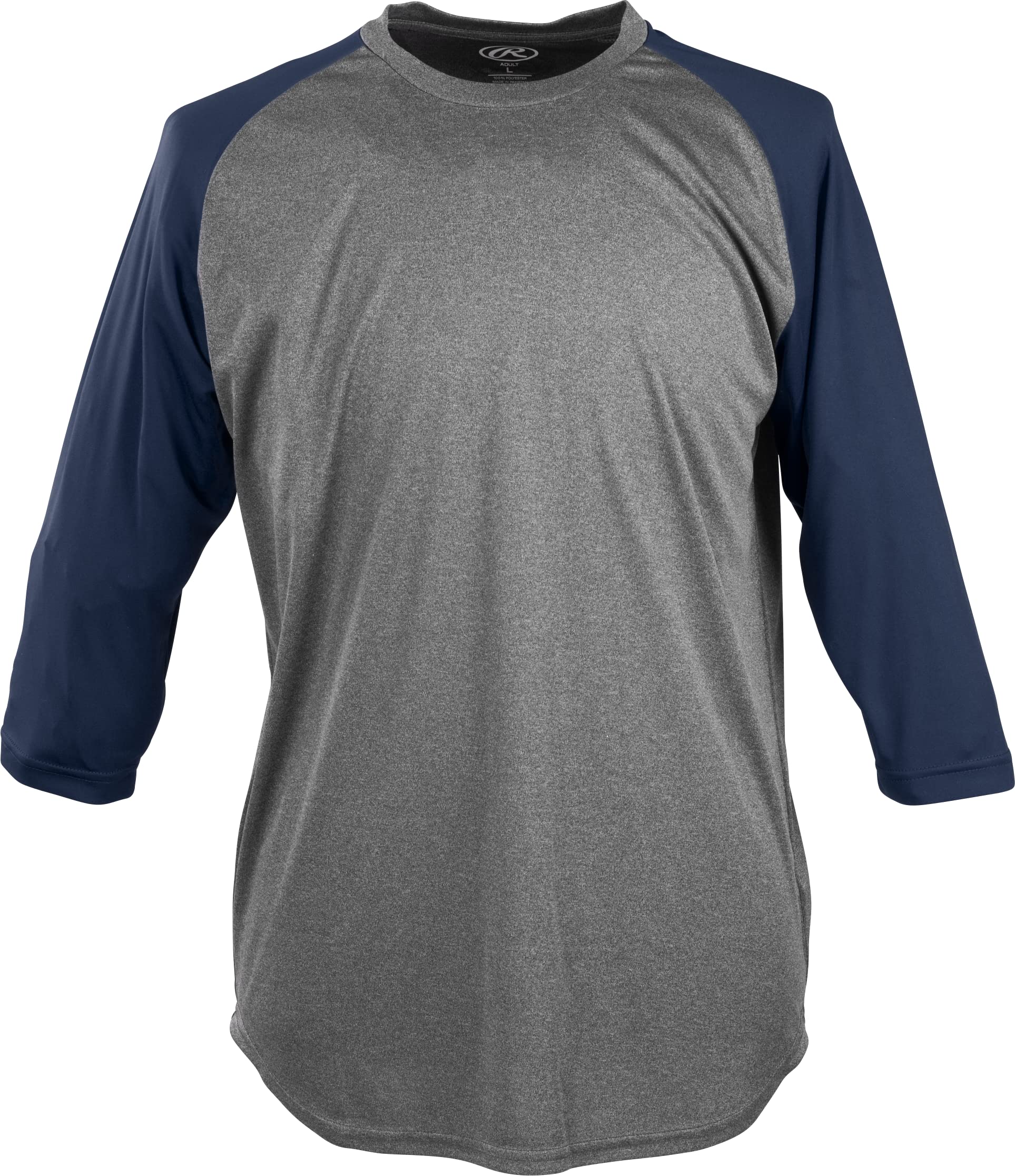 Rawlings | Mens 3 / 4 Sleeve Shirt | Graphite