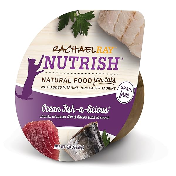 RACHAEL RAY NUTRISH NATURAL WET CAT FOOD, OCEAN...