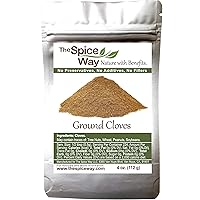 The Spice Way Cloves - ground ( 4 oz ) clove powder, for many savory dishes and even tea
