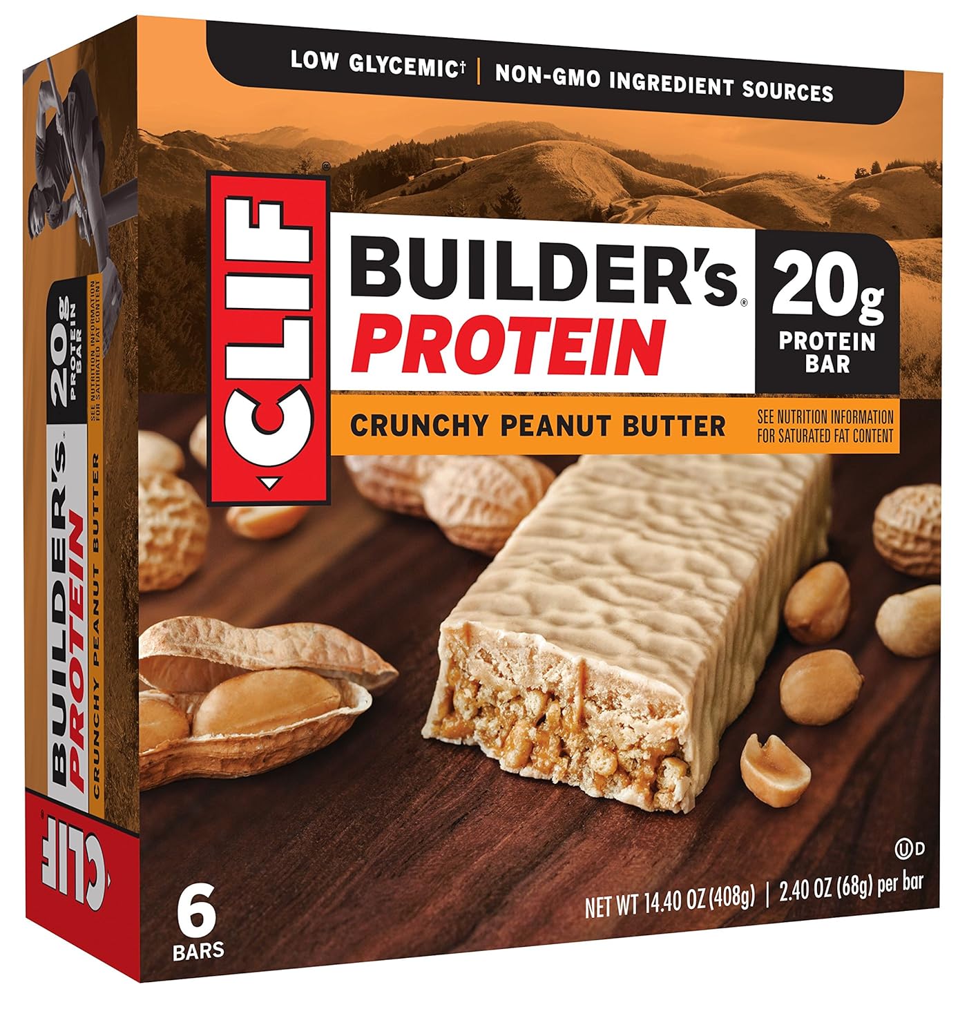 CLIF BUILDER'S Protein Bar Crunchy Peanut Butter (2.4