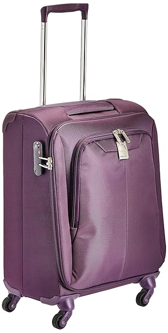 Delsey Expert Soft 53Cm Purple Carry-On Trolley Luggage (00024080108)