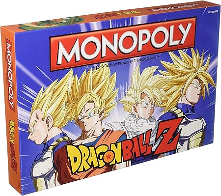 Amazon Monpoly ドラゴンボールzボードゲーム ゲーム 悟空 ベジータ 悟飯などの伝説的な戦士 公式ドラゴンボールzアニメシリーズ商品 テーマモノポリーゲーム ボードゲーム おもちゃ