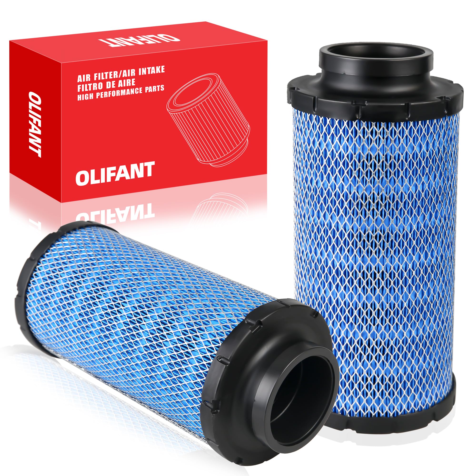 Photo 1 of 2Pcs Air Filters For Polaris RZR 1000 XP XP4 2014-2025 / RZR Pro XP XP4 Pro S/RZR Turbo R S RS1 1241084 2879520 2882234 Olifant