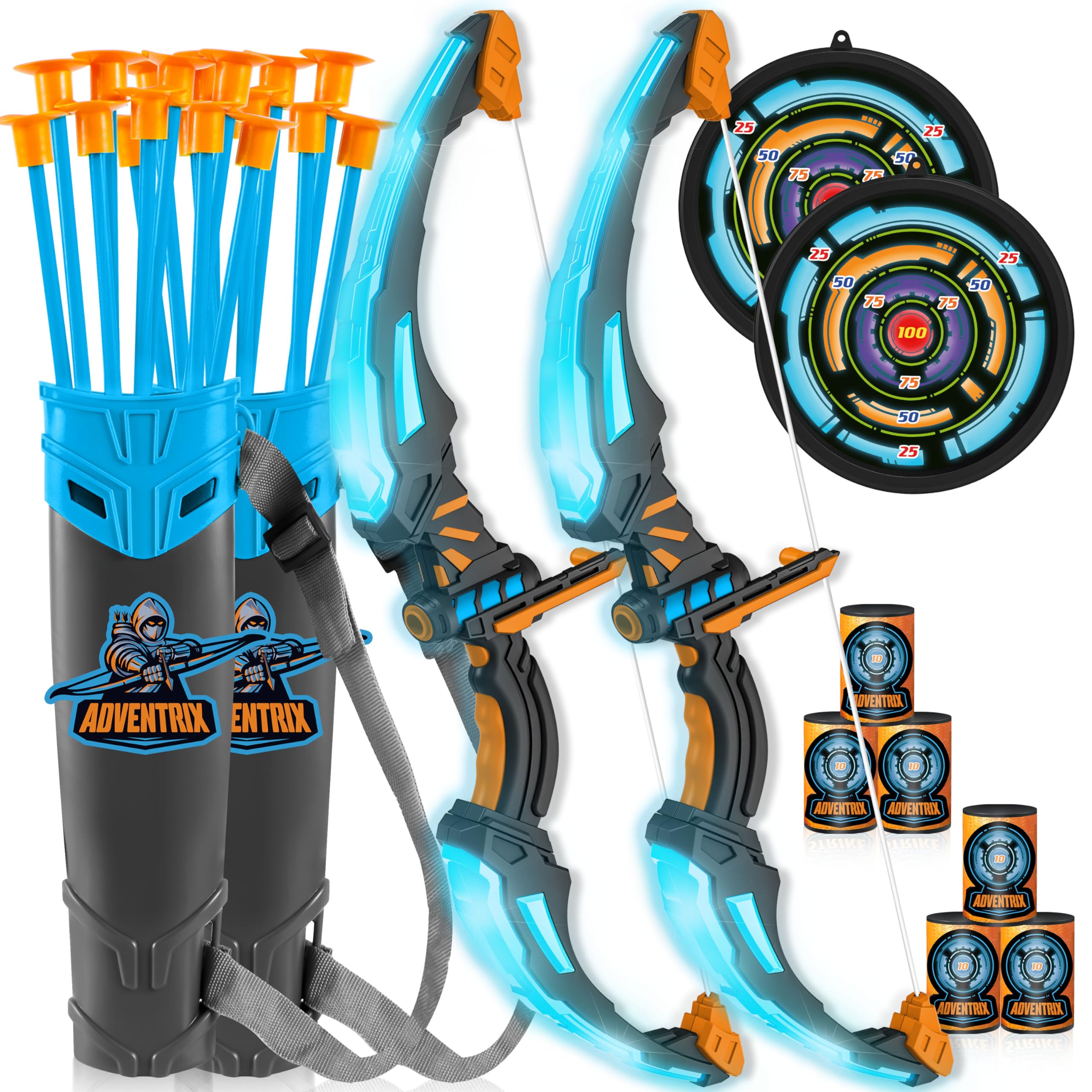 Archery Toy Bow + 3 Suction Arrows Kid Set Toxophily Outdoor Activity