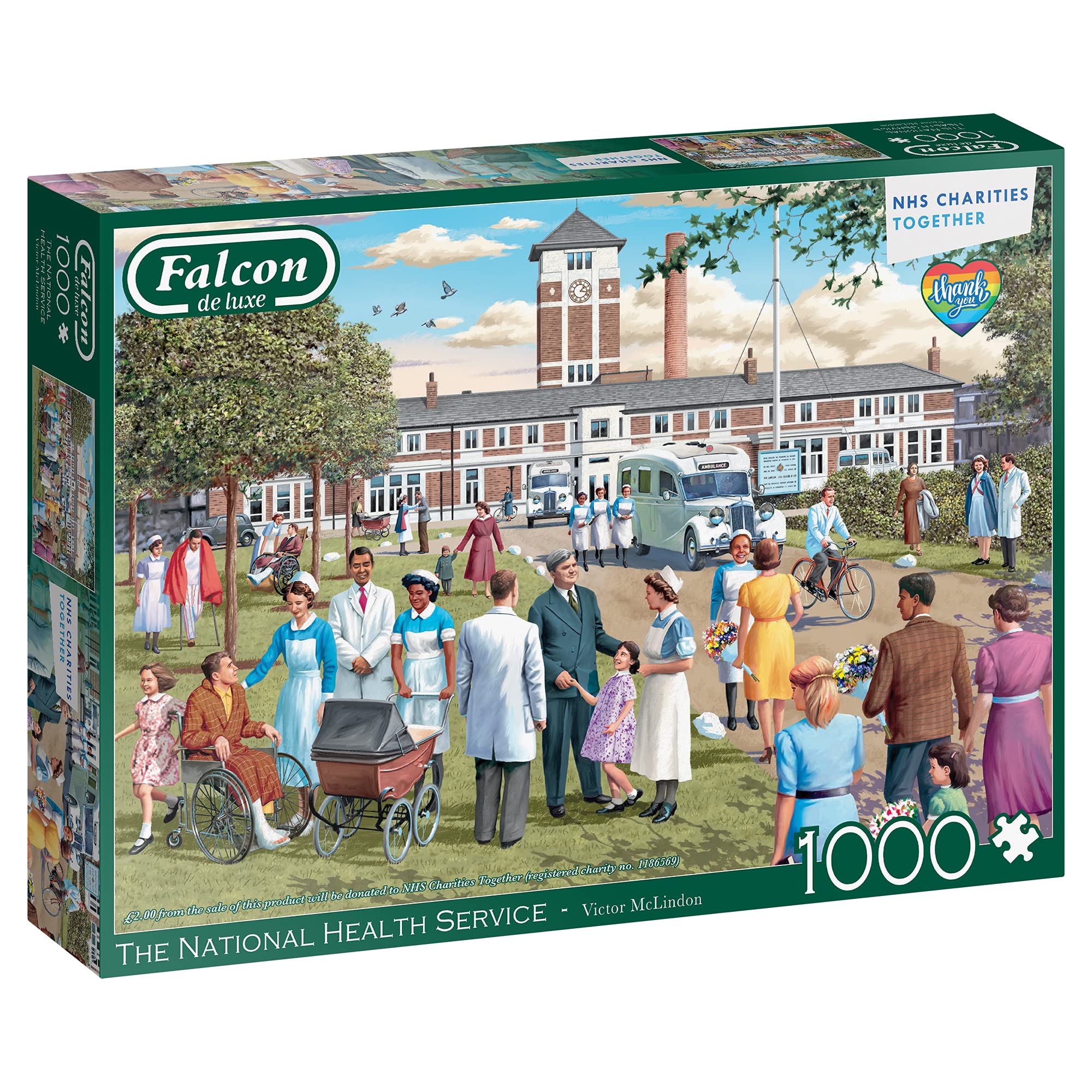 Jumbo, Falcon de luxe - The National Health Service, Jigsaw Puzzles for Adults, 1,000 piece