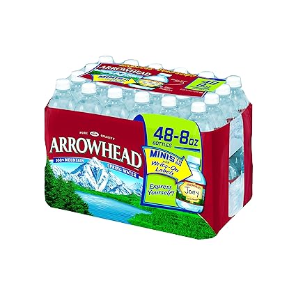 Arrowhead 100 Mountain Spring Water 16 9 Oz Bottles 40 Ct Amazon Com Grocery Gourmet Food