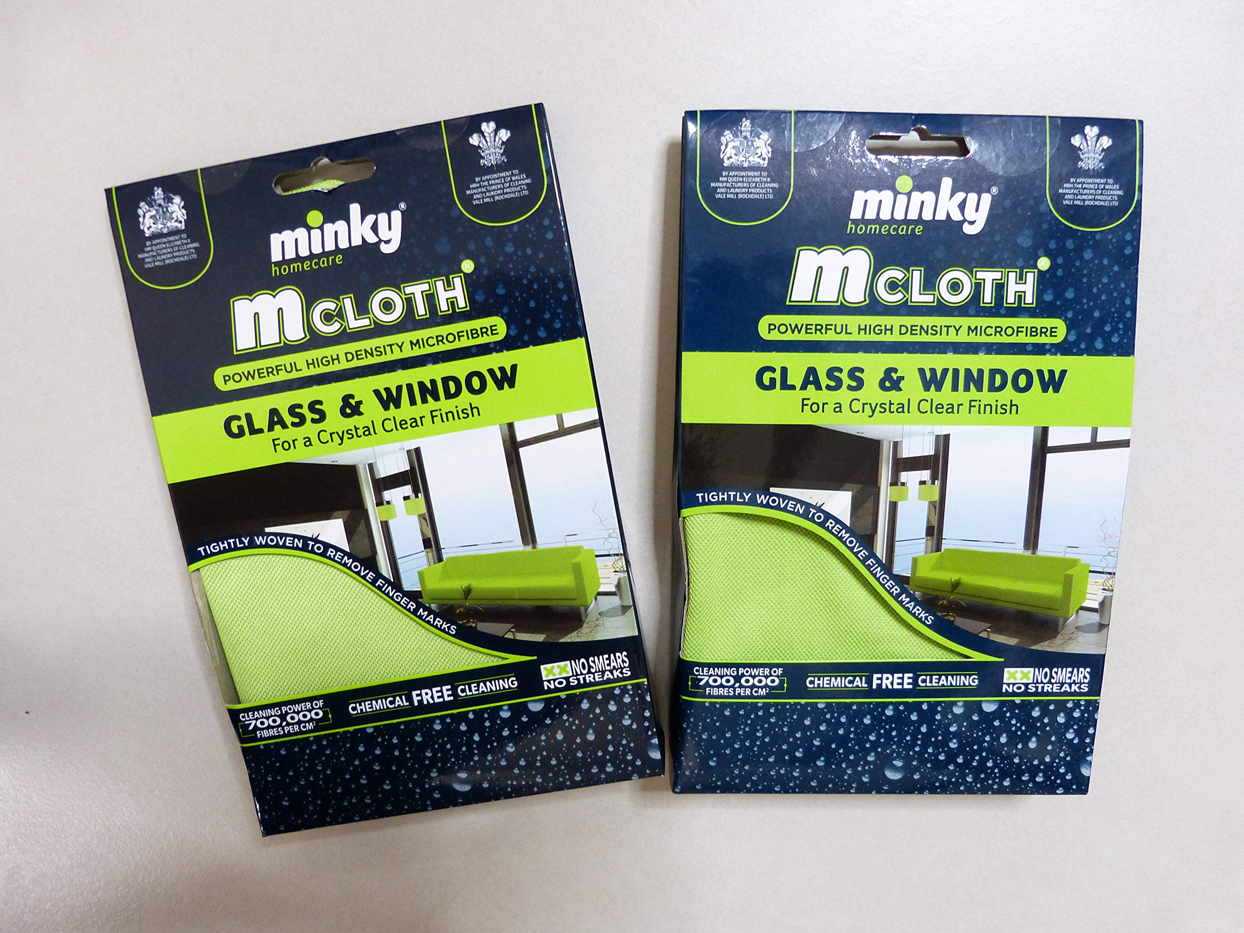 Minky - M Cloth - Glass & Window - Bundle of 2 - Mrs Hinch