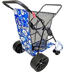 Beach Cart Heavy Duty Folding Ocean Utility Wagon
