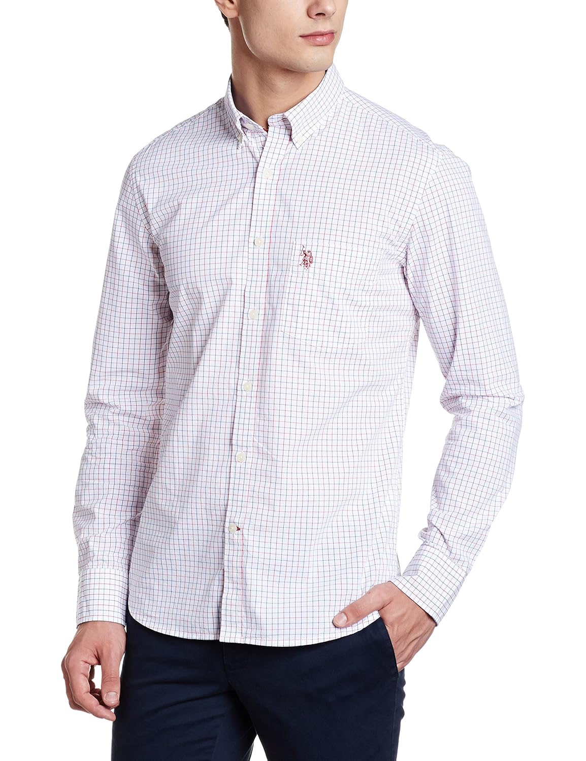 us polo association men's casual shirt