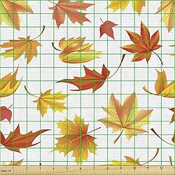 Ambesonne Autumn Fabric by The Yard, Demonstration
