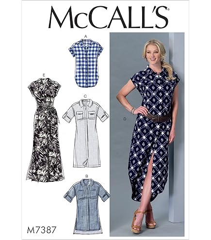 Amazon.com: Simplicity Women's Shirt Dress Sewing Patterns by Mimi G Style,  Sizes 6-14 : Arts, Crafts & Sewing