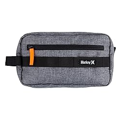 Hurley Small Items Toiletry Dopp Kit, Dark Grey