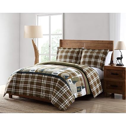 Plaid Comforter Sets Queen