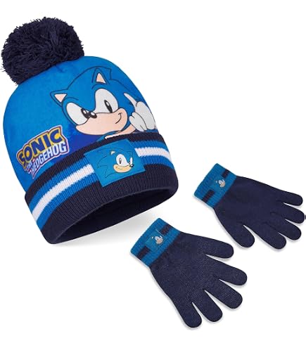 Ensemble Hiver Marvel Avengers 3 Pièces - Bonnet Pompon + Écharpe Snood + Gants Pour Garçon - Licence Officielle