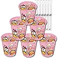 Buldak Ramen Noodles - Carbonara Flavor - Cup 6 Pack - Spicy Ramen Noodles Samyang Buldak Ramen Korean Spicy Hot Chicken Stir-Fried Cup Noodles Bundle with 6 ALL.FOR.YOU. Branded Chopsticks
