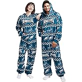 FOCO Unisex NFL Team Logo Pajamas One Piece Onesie