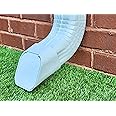 GutterGate 3"x4" Type-A White Gutter Downspout Extension Accessory (Made in The USA)