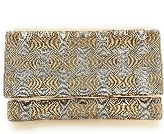Gold silver clutch Clearance