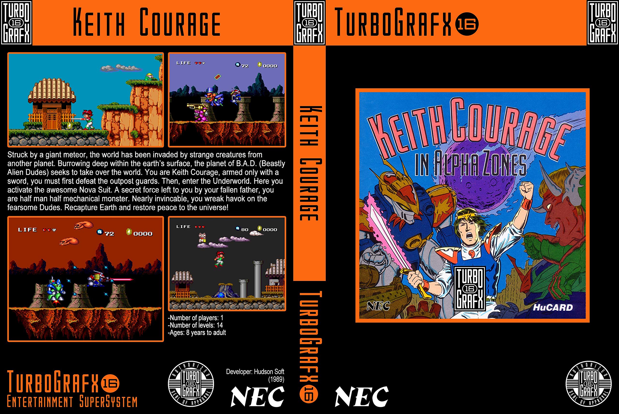 Keith Courage in Alpha Zones