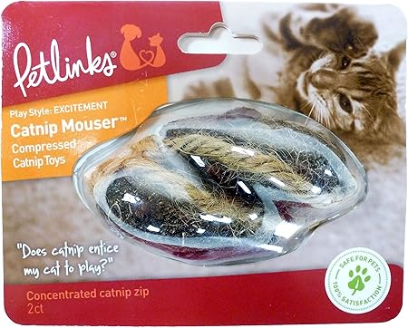 compressed catnip mouse