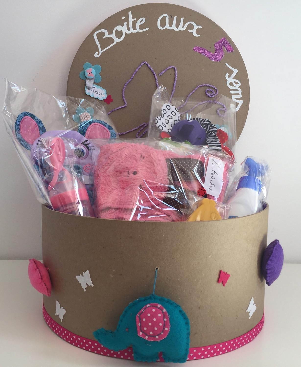 Regalo Nacimiento niña la recinto en los 5 sentidos: Amazon.es: Bebé