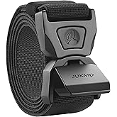 JUKMO Quick Release Tactical Belt, Military Work 1.5" Nylon Web Golf Belt with Heavy Duty Seatbelt Buckle