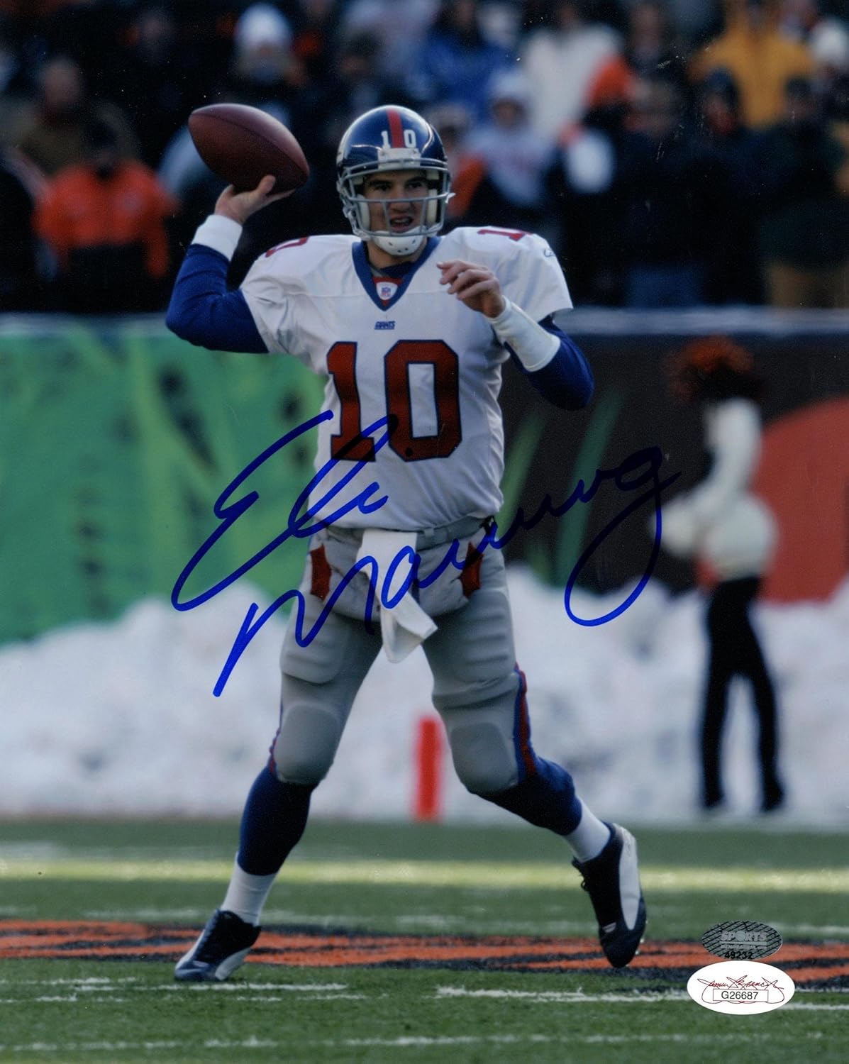 eli manning signed jersey