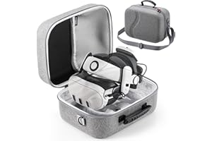 STARTRC GAMES Upgraded Carrying Case for Meta Quest 3, Large Travel Case Compatible with BOBOVR S3 Pro/Kiwi Design Battery He