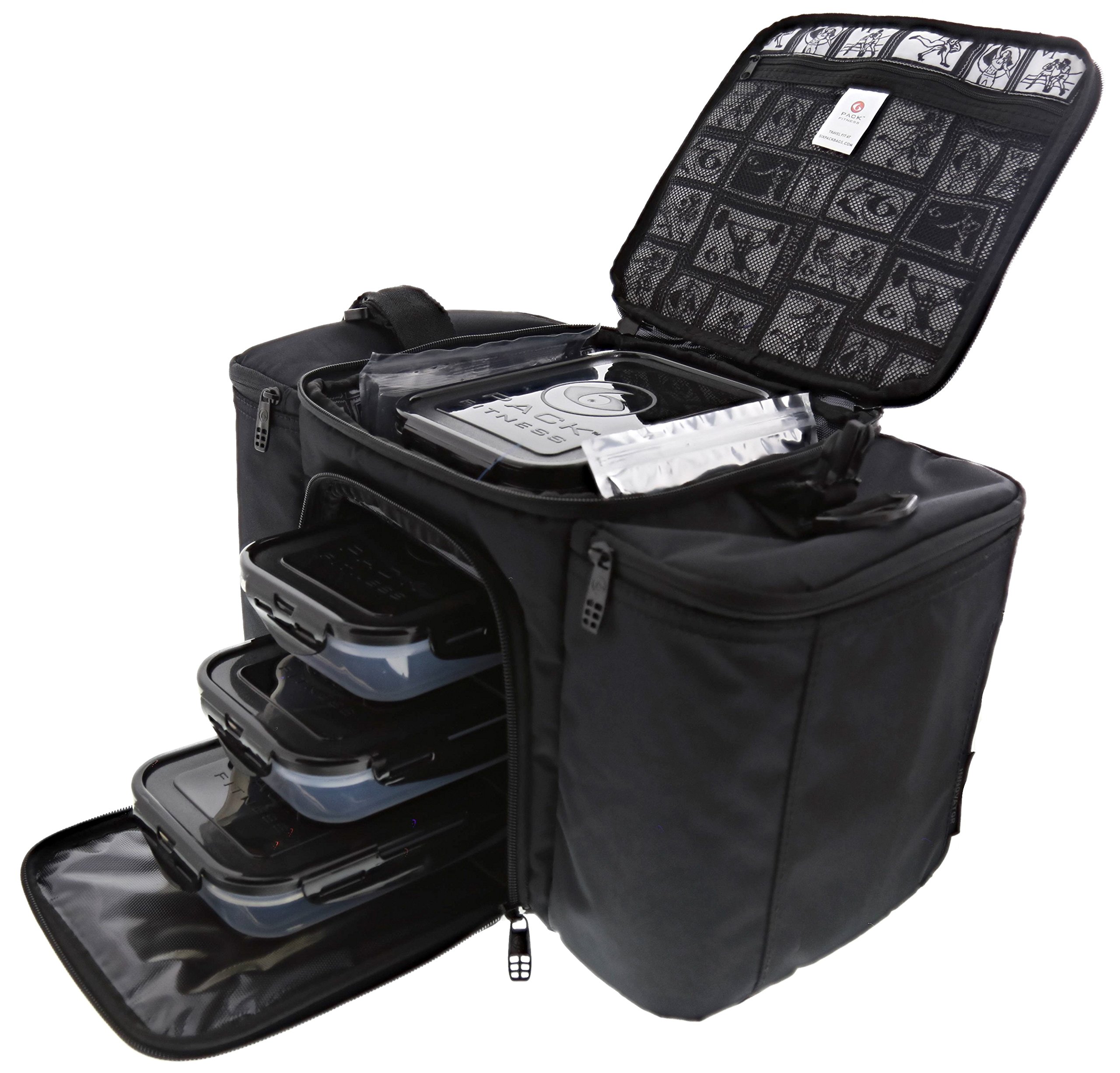 6 Pack Fitness Innovator 300 Stealth Meal Management Bag 817963010317