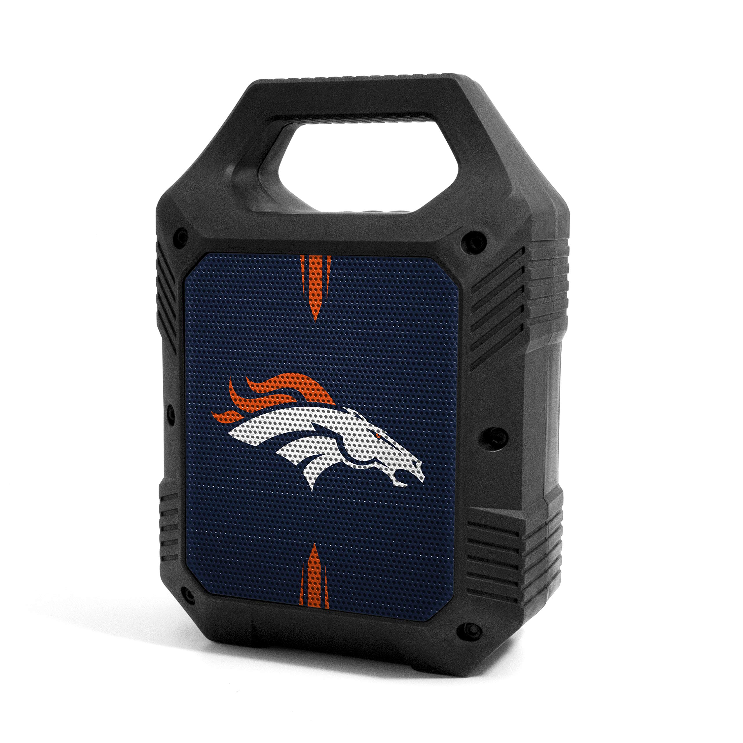 SOAR NFL ShockBox XL LED Wireless Bluetooth Speaker, Denver Broncos Image