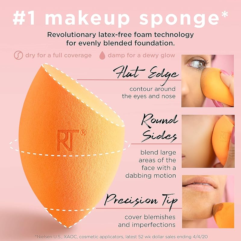 Real Techniques 奇迹美妆蛋 4只装*2盒 7.4折.99 海淘转运到手约￥176