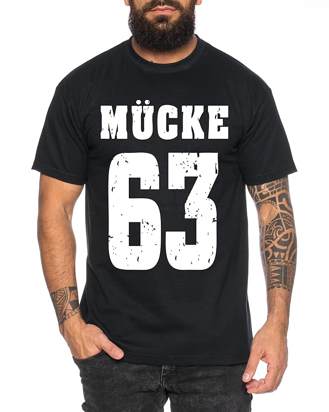 WhyKiki Mücke 63 Buddy Movie Star Film Herren T-Shirt