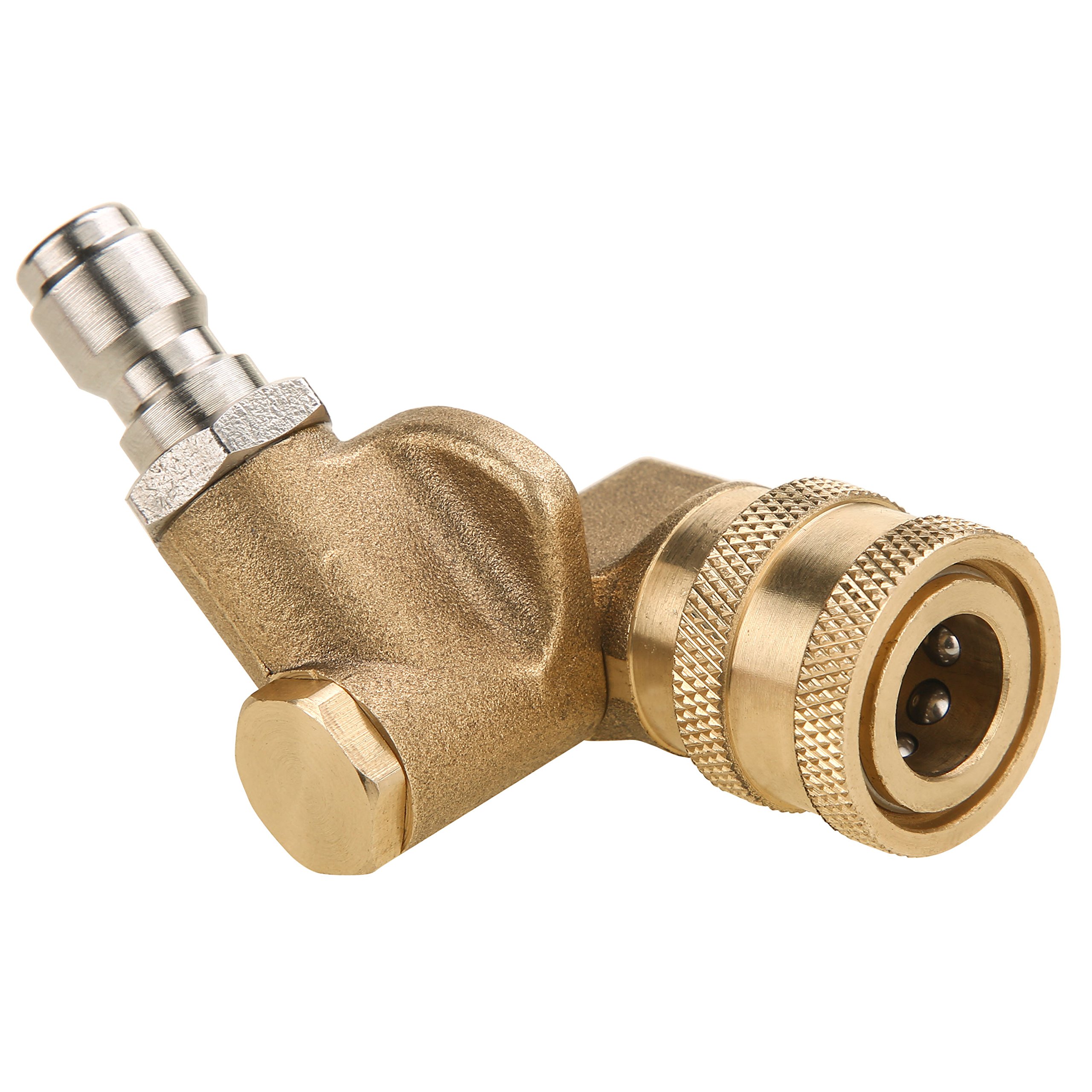 Pivoting Coupler Quick Connecting Swivel Pressure Washer Nozzle
