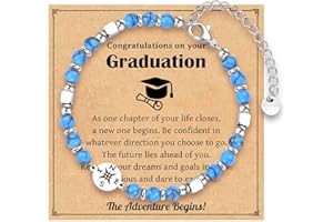 IKIATY 2024 Graduation Gifts for Her, Compass Bracelet for Girls Women, Inspirational High School College Class of 2024 Graduation Gifts