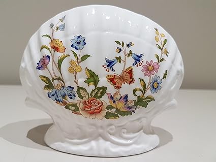 Aynsley China Cottage Garden Scalloped Posy Vase Amazon Co Uk