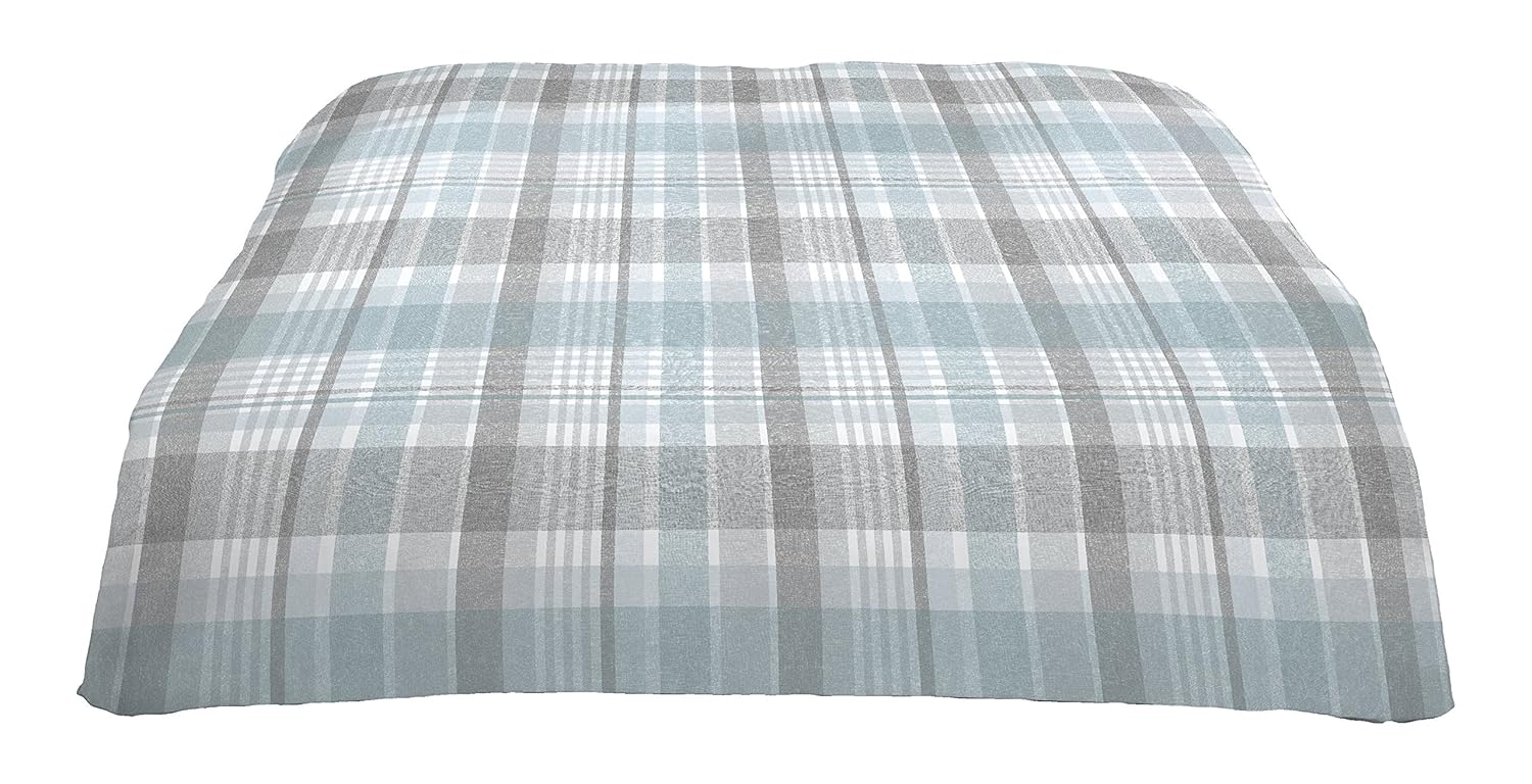 Julian Charles Kennedy Duck Egg Luxury Woven Check Duvet Cover Amazon