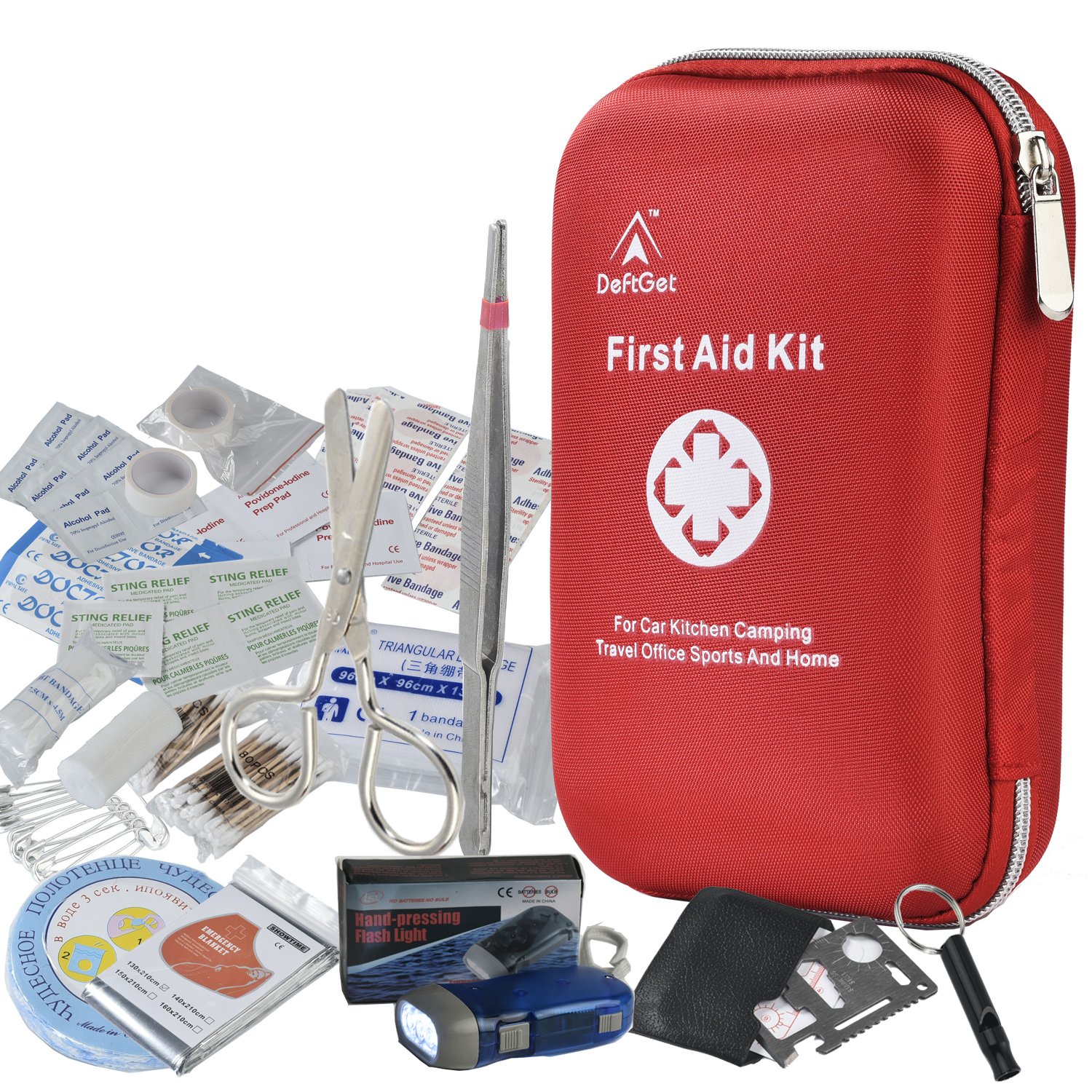 First Aid Kit Medical Waterproof Home Car Camping Bug Out Bag Prepper