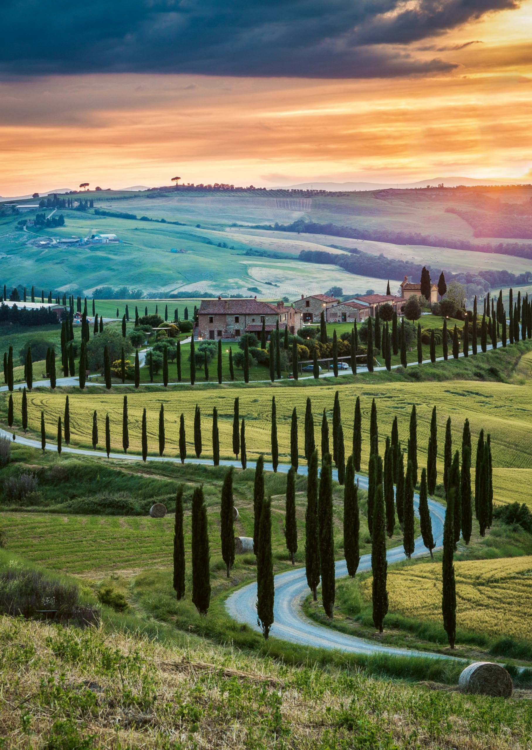 Ravensburger 12001208 - Val d'Orcia, Tuscany - 1000 pieces jigsaw puzzle – Puzzle for adults and kids age 14 years up, nature puzzle, landscape jigsaw