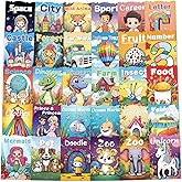 30Pcs Bulk Coloring Books for Kids Ages 3-4 4-8 8-12 Large Print Coloring Books for Kids Birthday Party Favors Gifts School Classroom Activity Supplies Holiday Goodie Bags Stuffers Includes Dinosaur