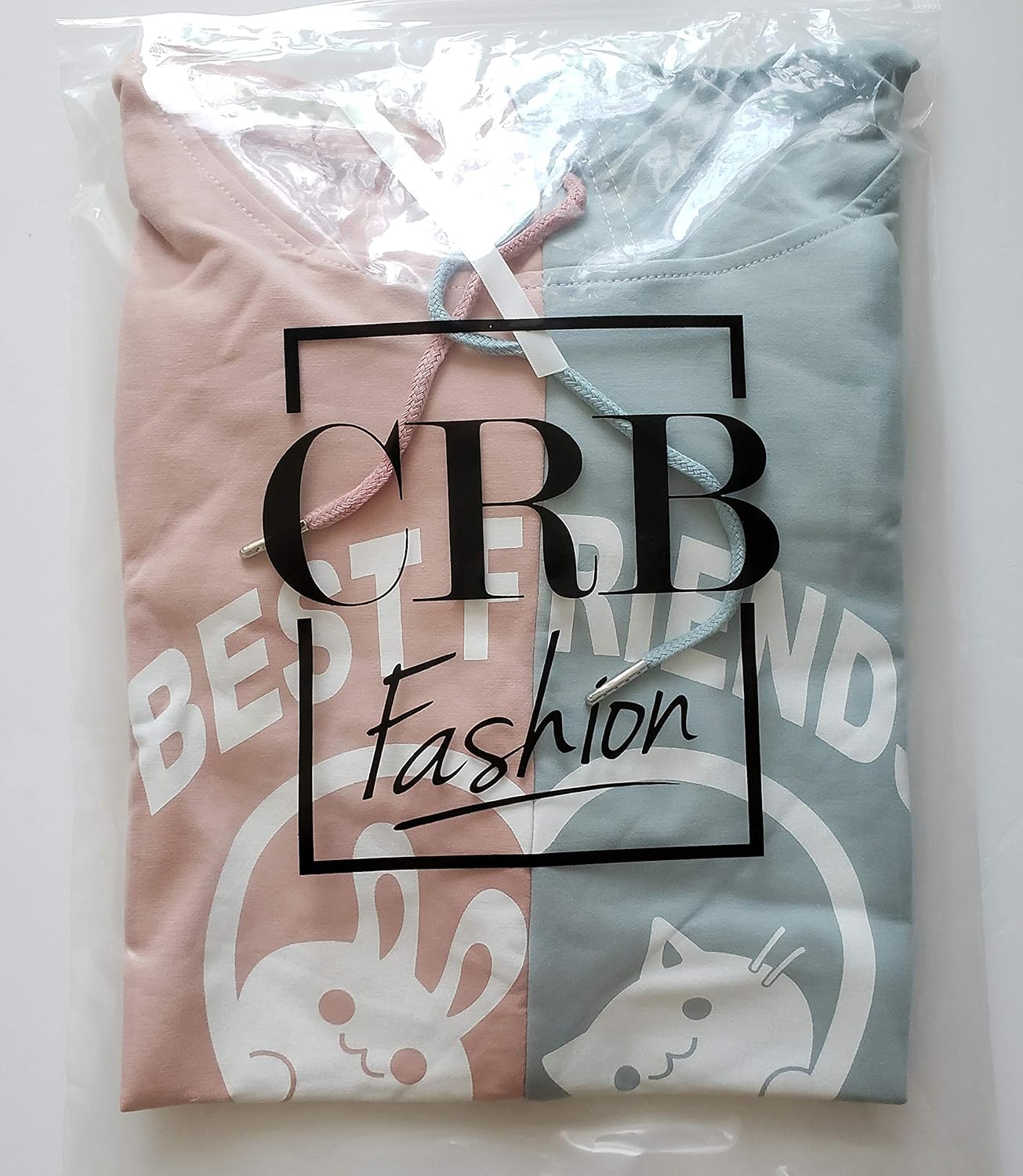 CRB Fashion Cosplay Anime Bunny Emo Girls Cat Bear Ears Emo Bear Top Shirt Pullover Sweater Hoodie (Styl #2): Clothing