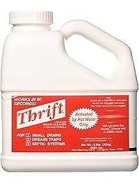 THRIFT T-600 Alkaline Based 6 lb. Granular Drain Cleaner