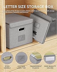 Oterri File Organizer Box,File Box,Small File