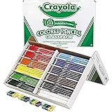 Crayola Colored Pencils, Bulk Classpack, Classroom Supplies, 12 Assorted Colors, 240 Count, Standard