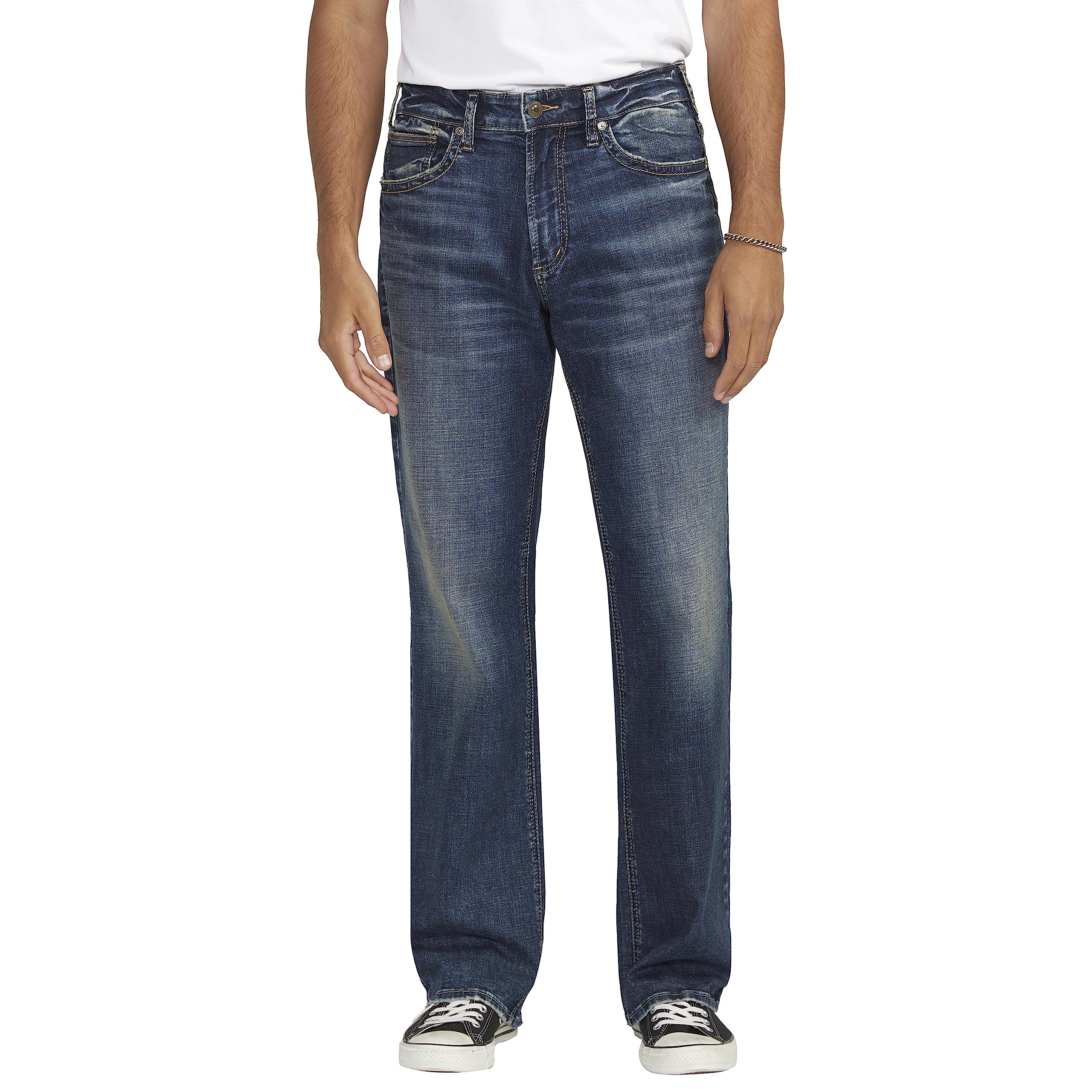 Silver Jeans Co. Gordie Relaxed Fit Straight Leg Jeans Image