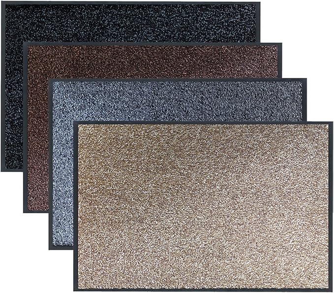 FB FunkyBuys Cotton Barrier Mat Washable Cotton Door Mat for Front