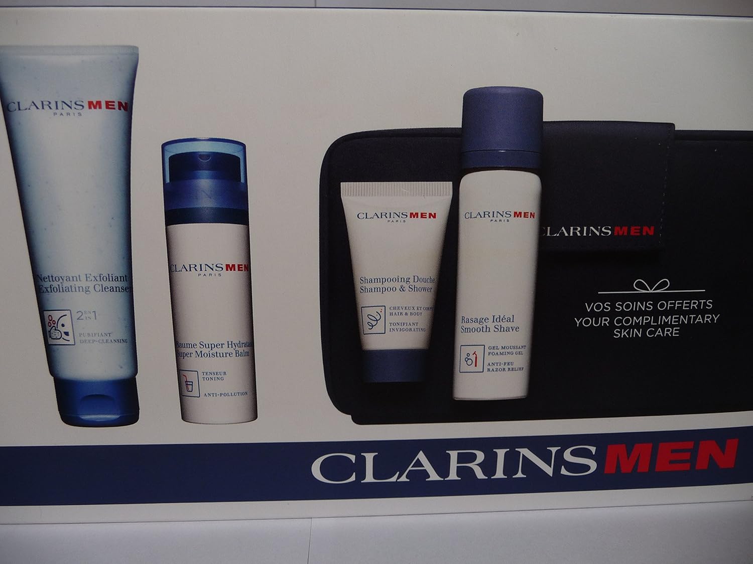 clarins mens skincare gift set